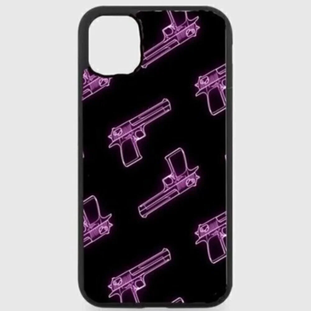 Black Neon Guns Phone Case